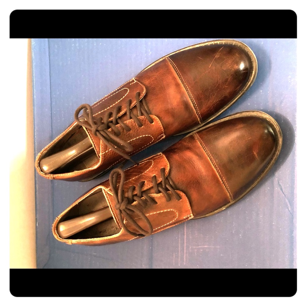Bed Stu Men’s Leather Cap Toe Oxford, sz 11.5M